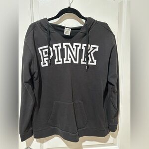 Victoria’s Secret Pink black hoodie size Large